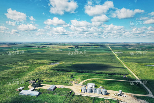 Aerial of Farmland 141401