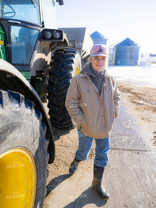 Rancher Walking Around Farm 70220
