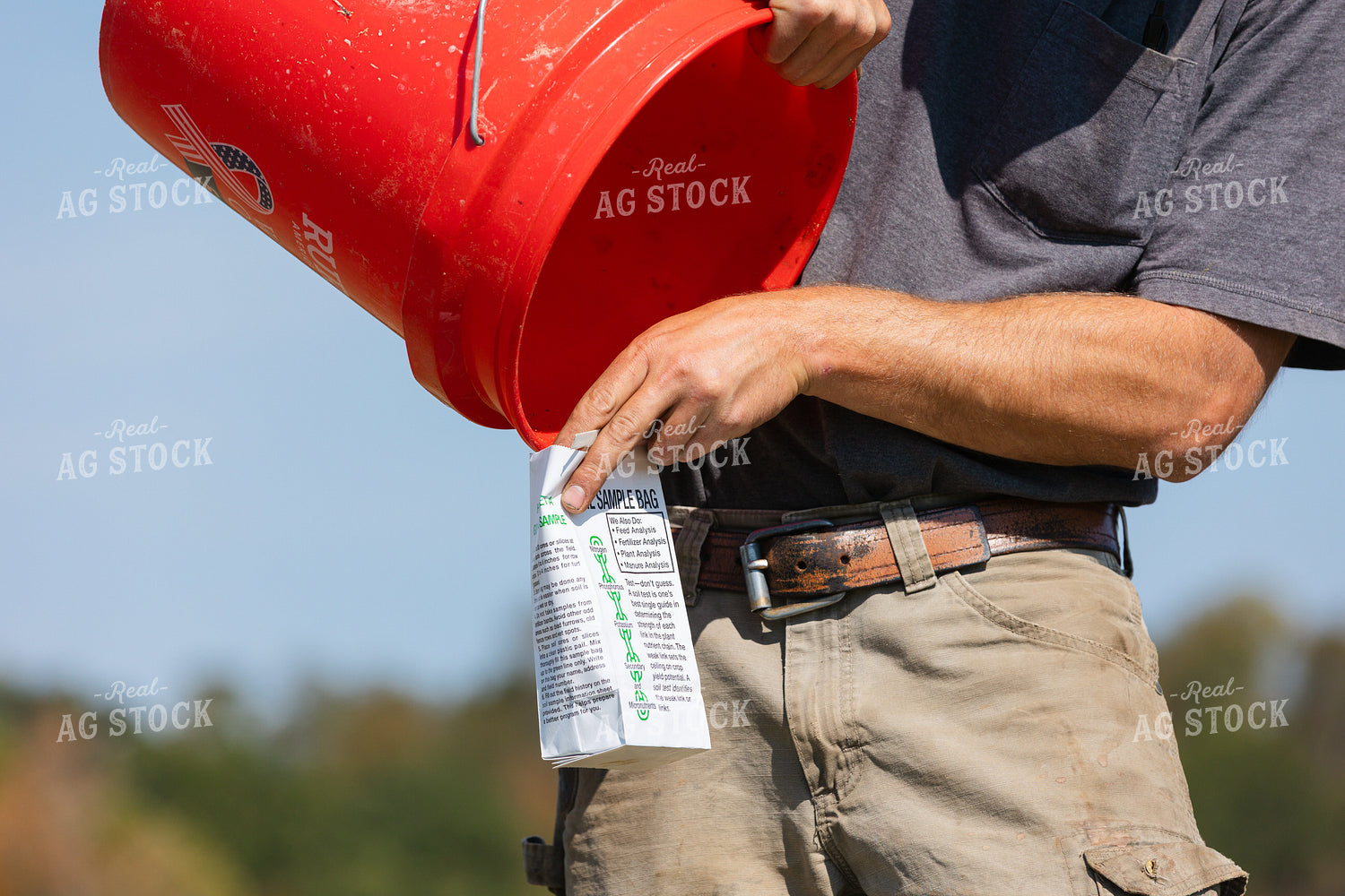 Farmer Taking Soil Samples 52801