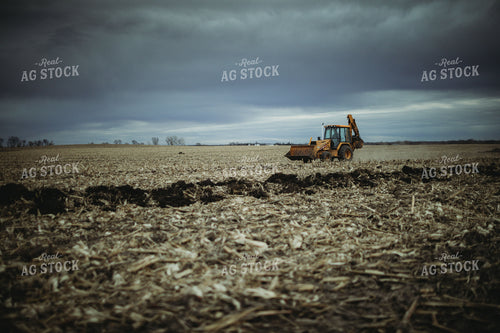 Tile Plow Trench and Backhoe 3693