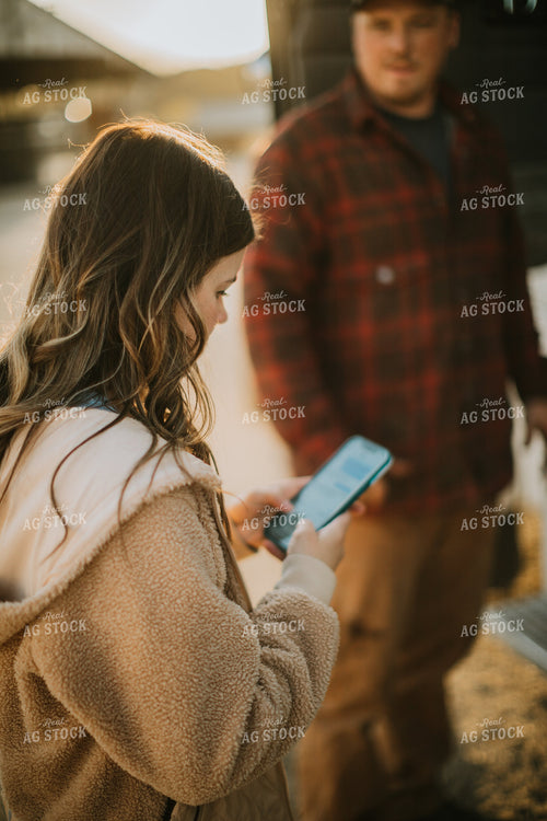 Farmer on Smartphone 6734