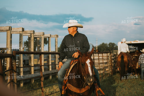 Ranchers in Farmyard 6481