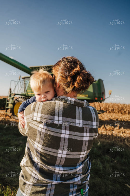 Farm Family by Combine 115361