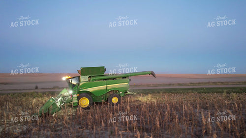Aerial of Corn Harvest 65559