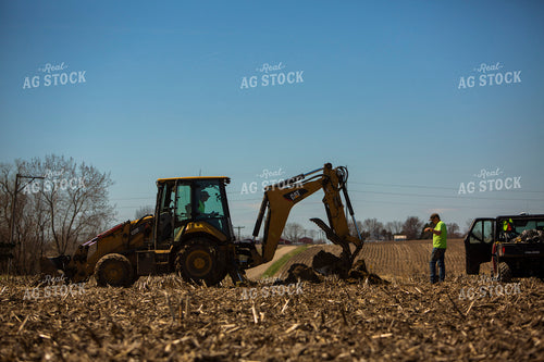 Installing Field Drainage Tile 7242