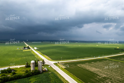 Aerial View of Farmland 92017