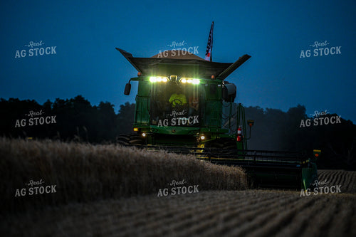 Wheat Harvest at Night 90045