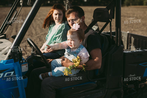 Young Farm Family in UTV 4182