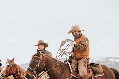 Ranchers on Horses 66092
