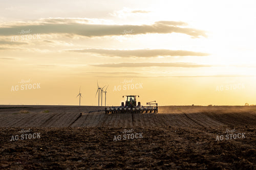 Planting Field at Sunset 67247