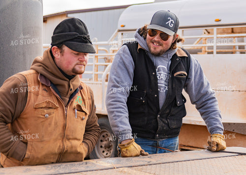 Ranchers Talking by Truck 231084