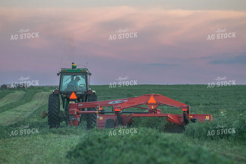 Tractor Cutting Alfalfa 72074