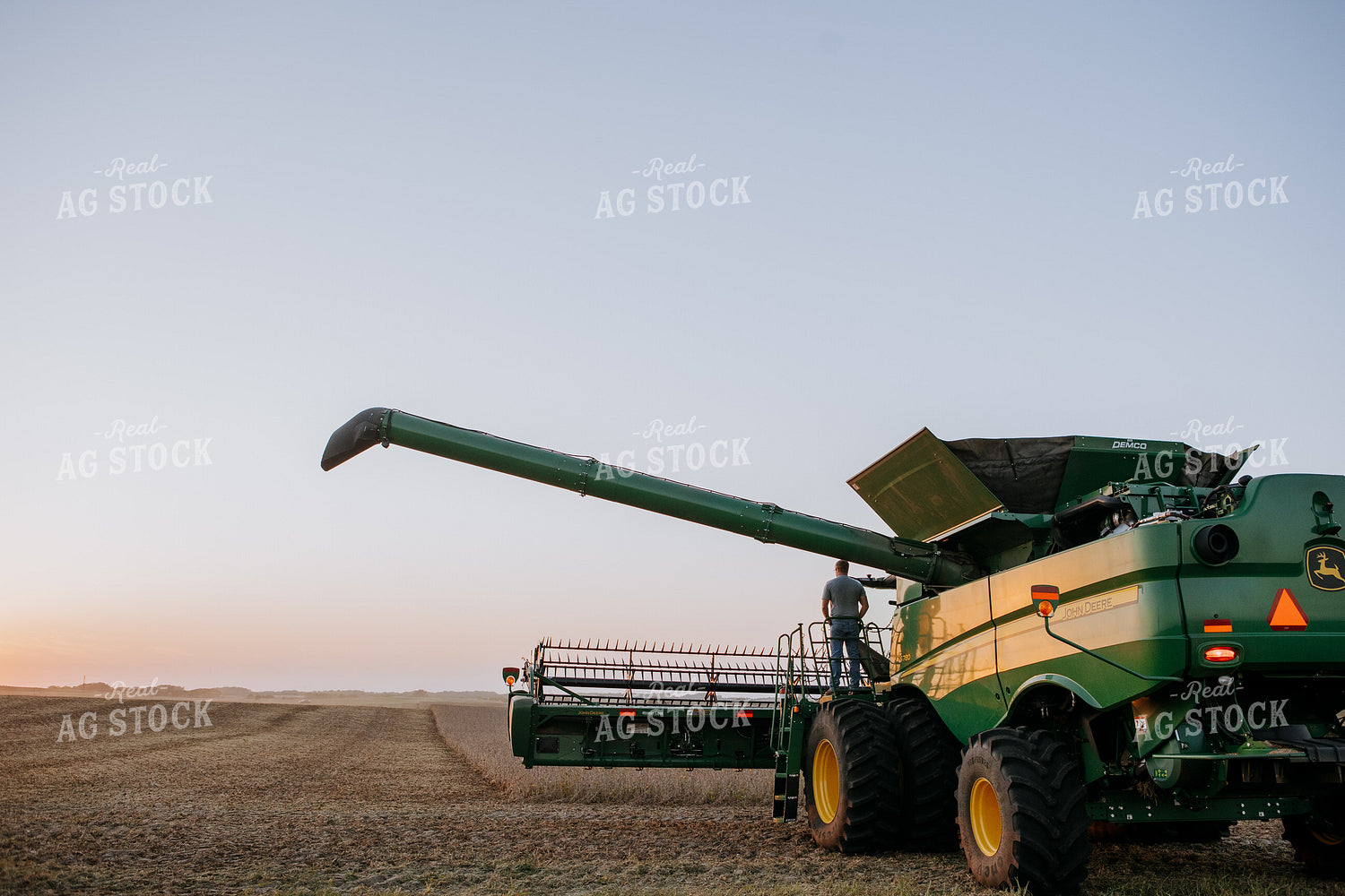 Farmer on Combine 77289