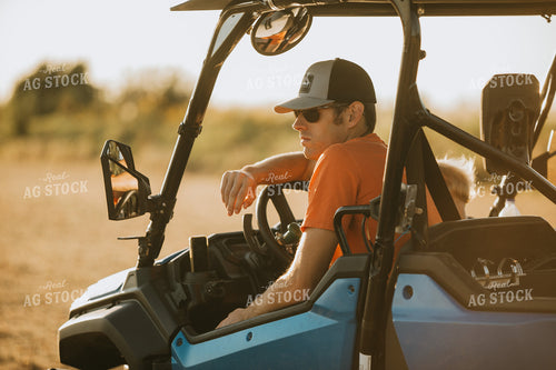 Farmer in UTV Side by Side 4799