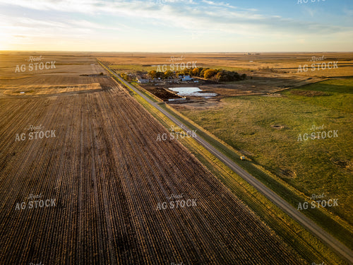 Aerial of Farm and Cattle Lots 268235