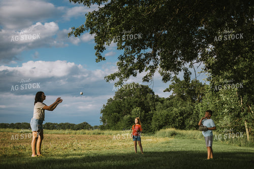Farm Family Playing 8753