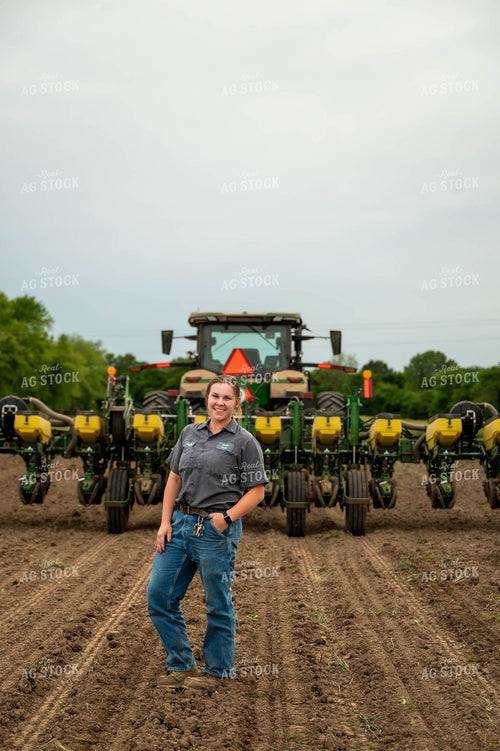 Female Farmer by Planter 115703