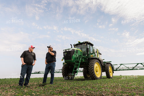 Applicator by Sprayer in Field 8017