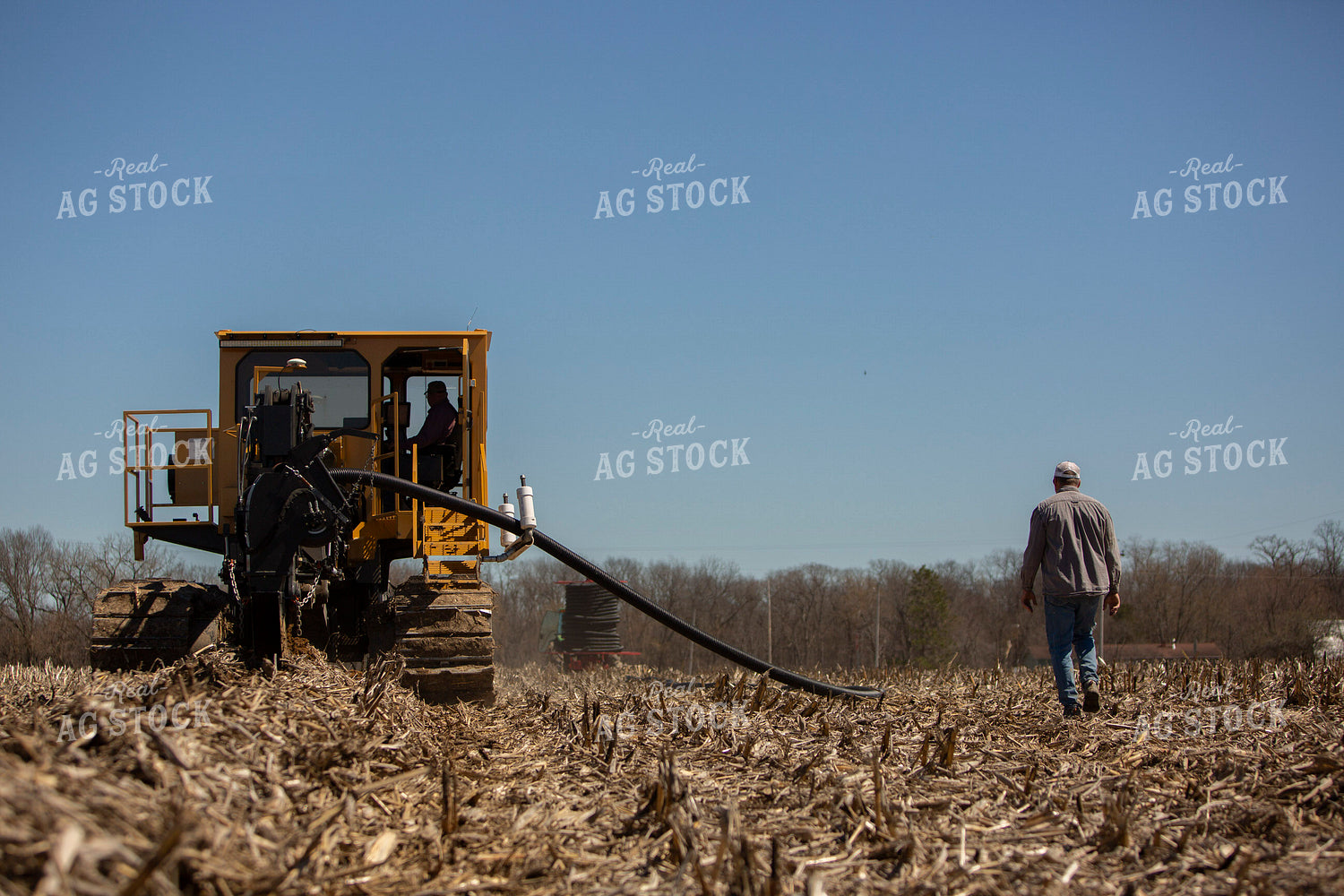 Installing Field Drainage Tile 7238