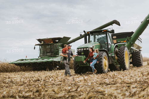 Farm Family in Field 8588