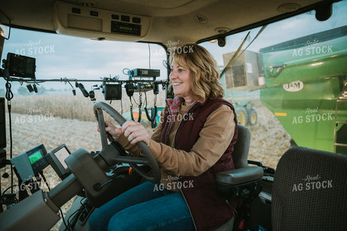 Farmer in Tractor 6715