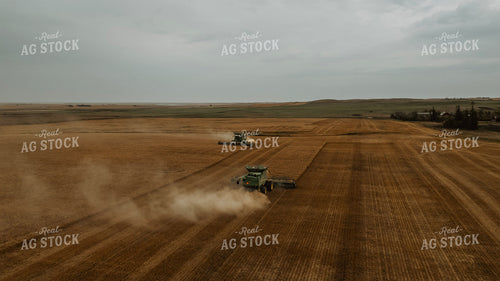 Aerial of Wheat Harvest 187276