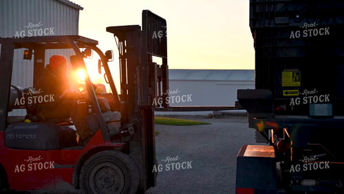 Loading the Seed Tender with a Skidsteer - 117