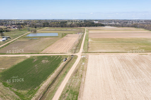 Aerial View of Farmland 79223
