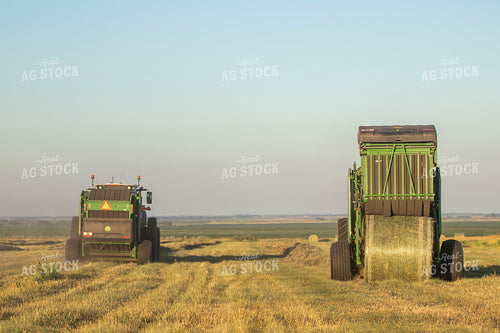 Baling Hay in Field 72084