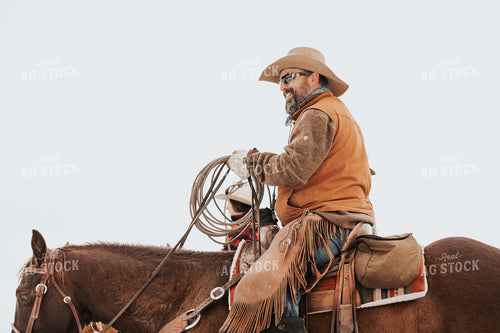 Rancher on Horse 66093