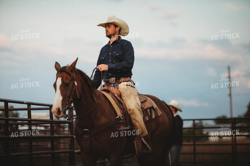 Rancher on Horse 6468