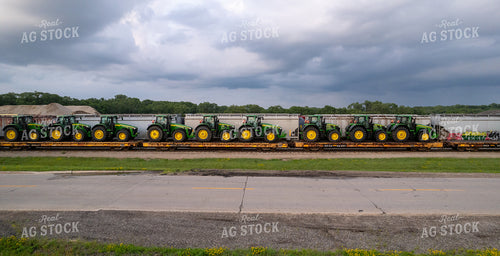 Tractors on Railroad 92004
