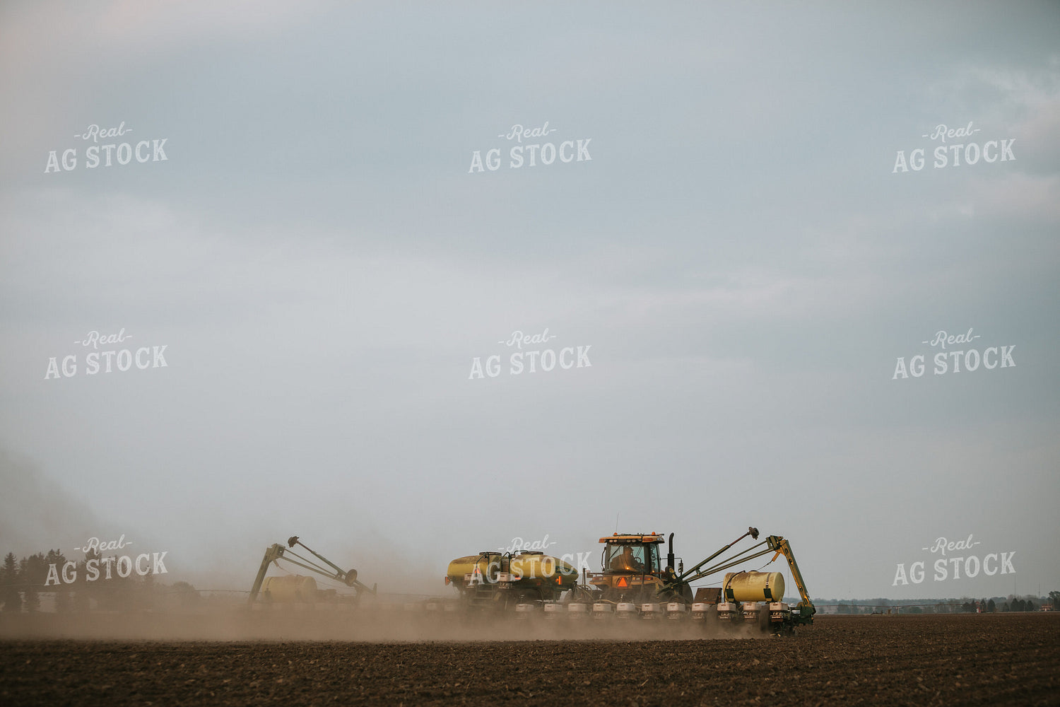Planter in Field at Sunset 5716