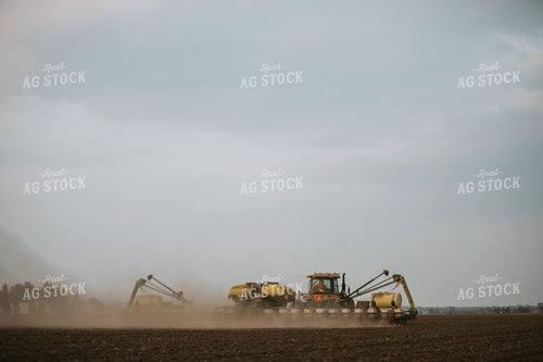 Planter in Field at Sunset 5716