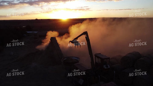 Grinding Feed at Sunset 223000