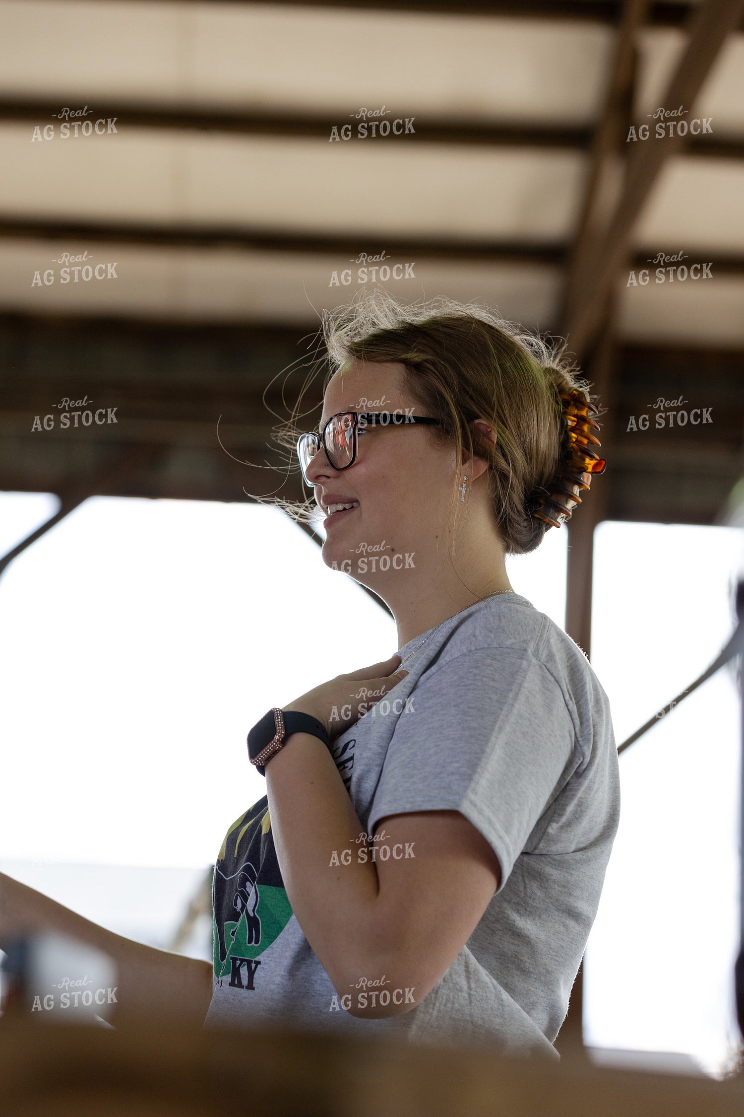 Farm Kid at Livestock Show 52610