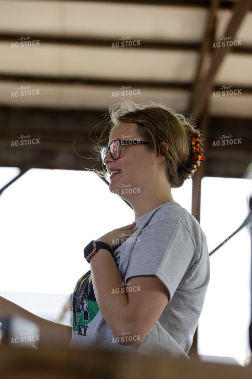 Farm Kid at Livestock Show 52610