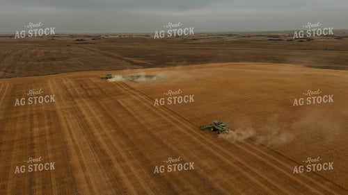 Aerial of Wheat Harvest 187278