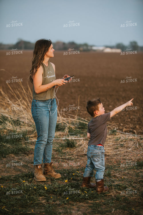 Farmer with Drone 5627