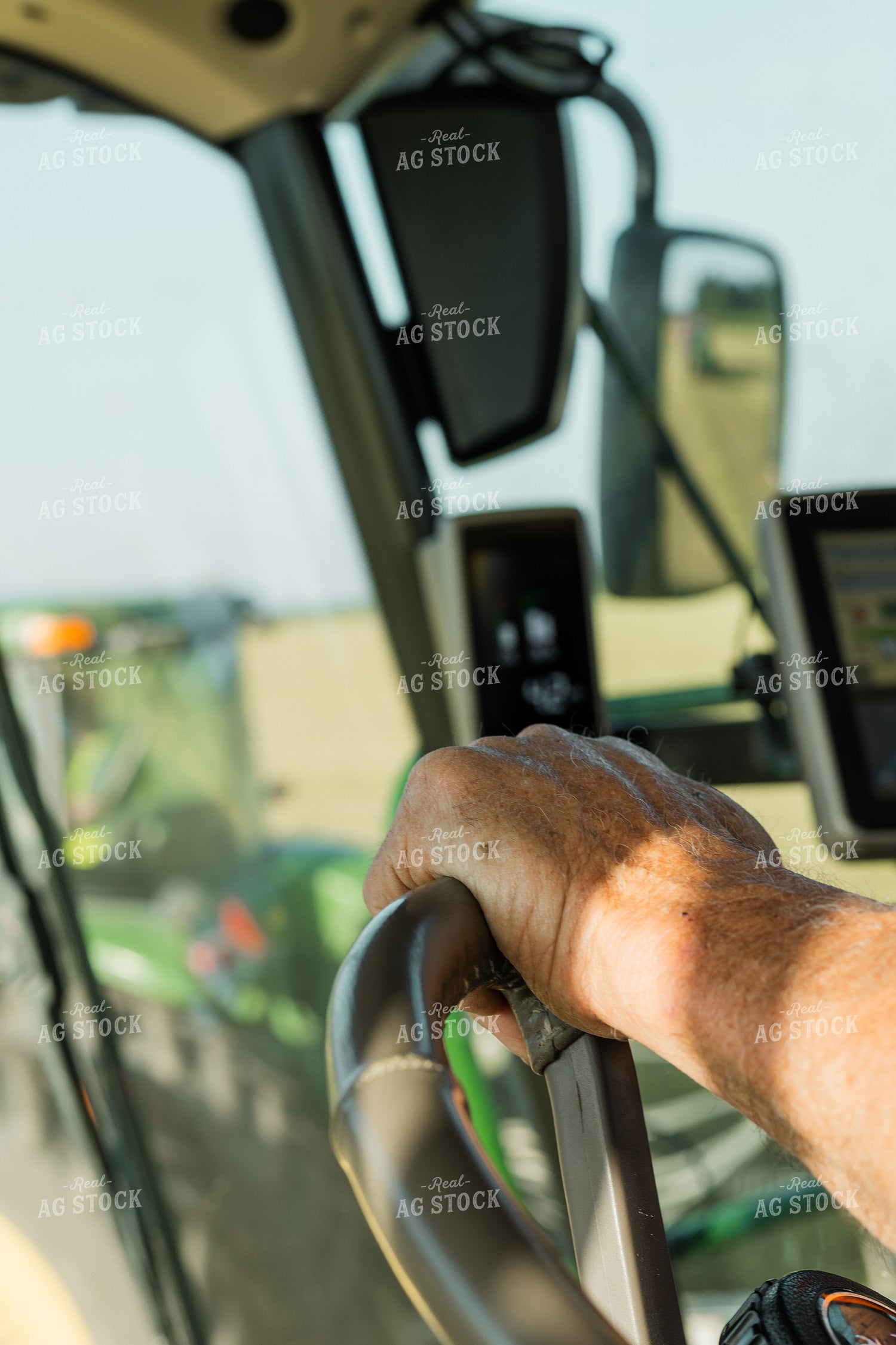 Farmer Driving Silage Machine 272048