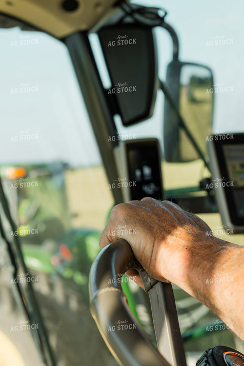 Farmer Driving Silage Machine 272048