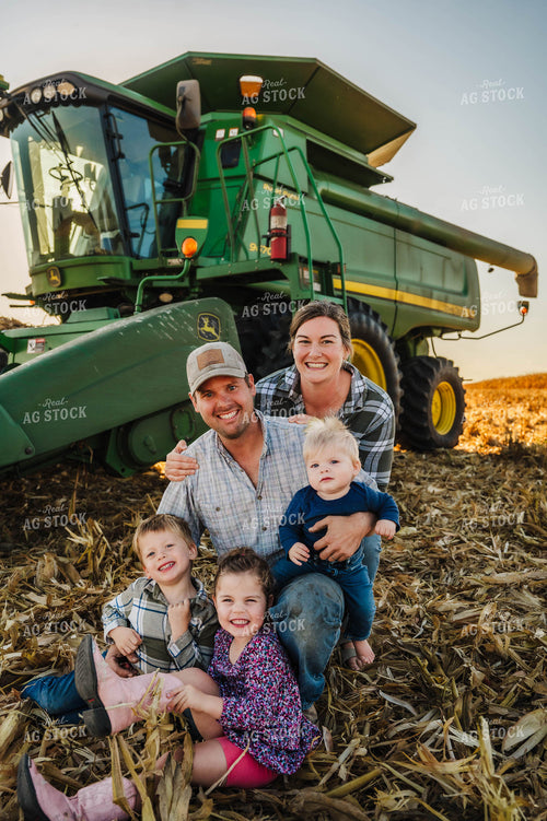 Farm Family by Combine 115365