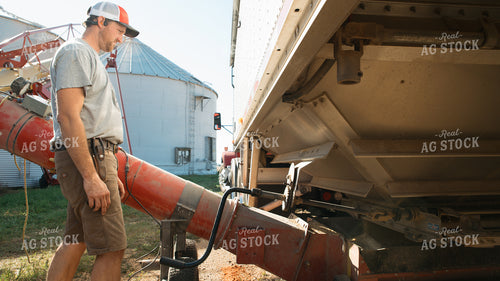 Farmer Filling Bin with Sweep Auger 26080