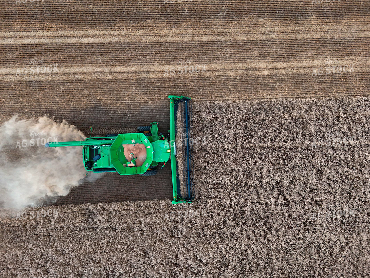 Aerial of Harvesting Wheat 239602