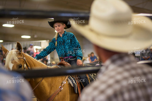 Girl on Horse 69002