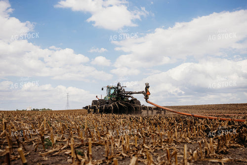 Injecting Manure with Dragline from Slurry 152154