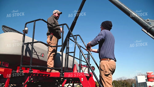 Farmers Talking While Loading the Planter - 333
