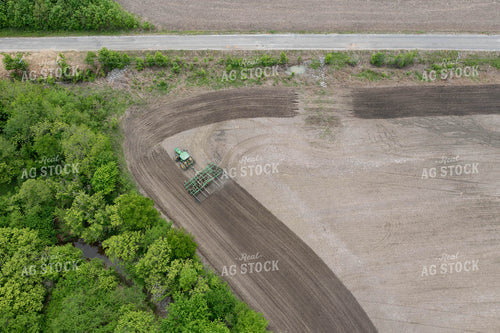 Aerial of Chisel Plowing 79663
