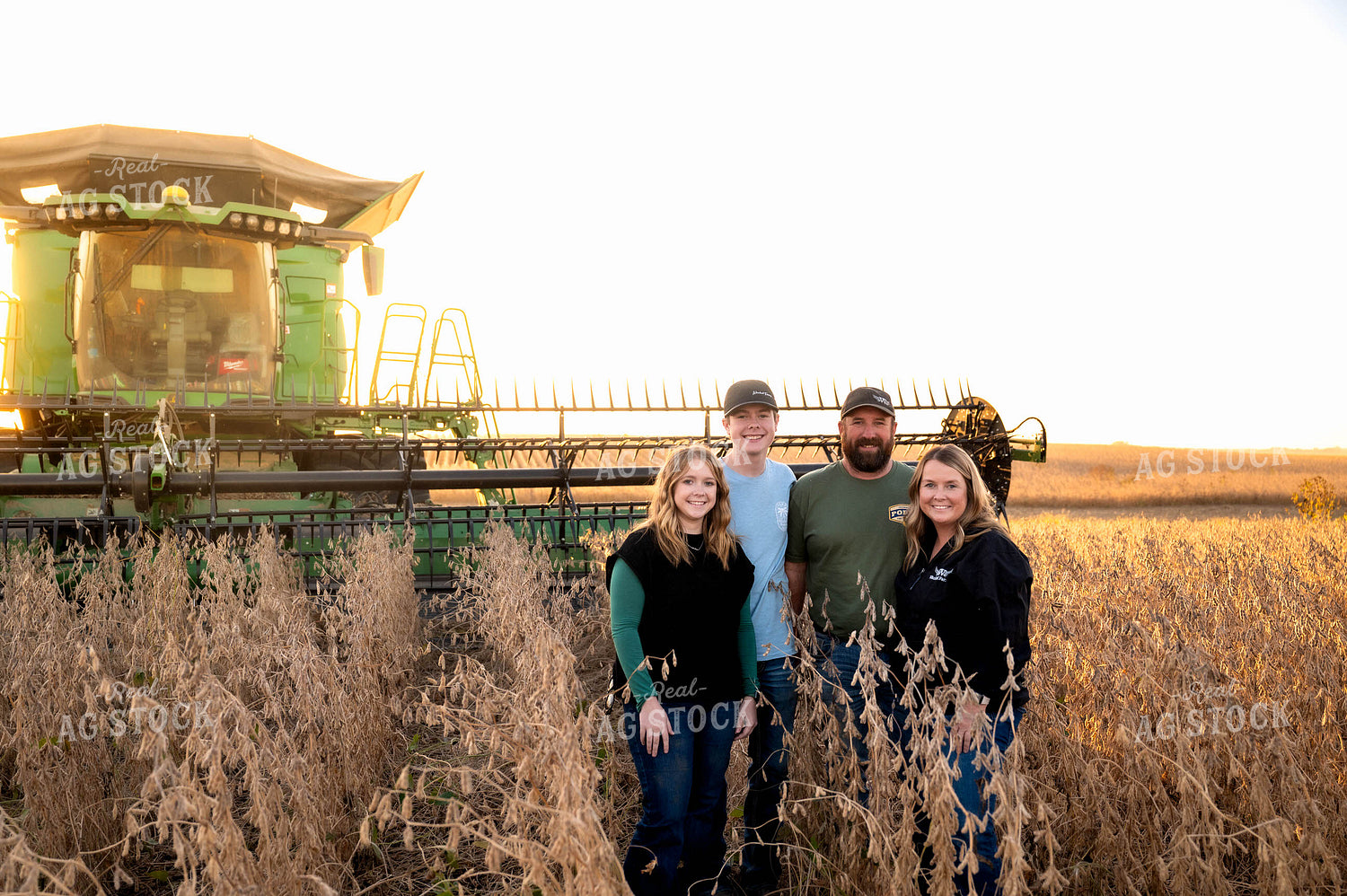 Farm Family by Combine 115596