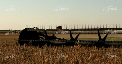 Combine Harvesting Soybeans 5378